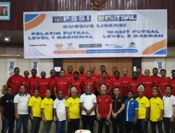 93 Peserta Ikut Kursus Pelatih Futsal Lisensi Nasional di Tangsel