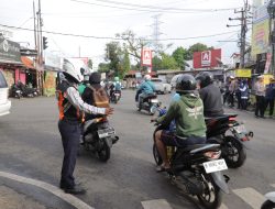 Dishub Uji Coba Lampu Lalu Lintas di Simpang Duren Ciputat